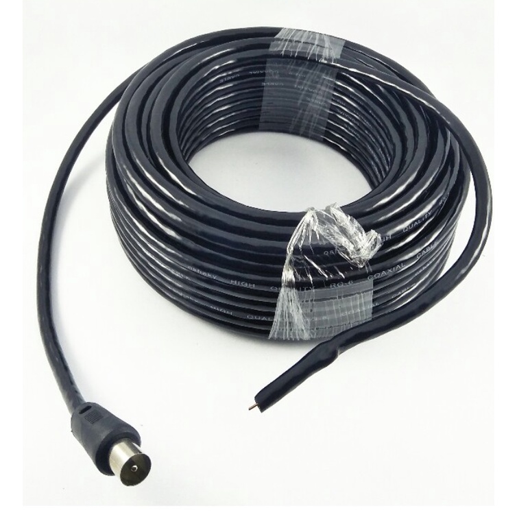 KABEL ANTEN RG6 ANTENA TV 15 YARD / KABEL ANTEN ANTENA 20 YARD / KABEL RG6+ TV/ KABEL ANTEN PARABOLA/ KABEL ANTEN