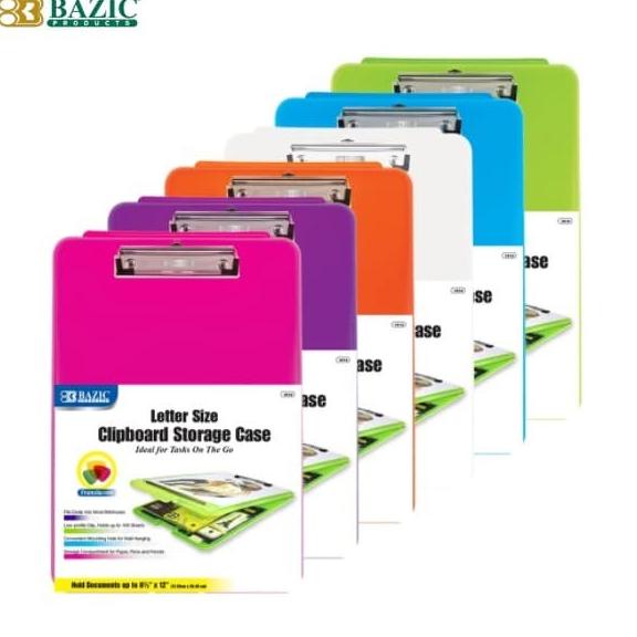 

Bazic Clipboard Storage Case Colors - Papan Ujian