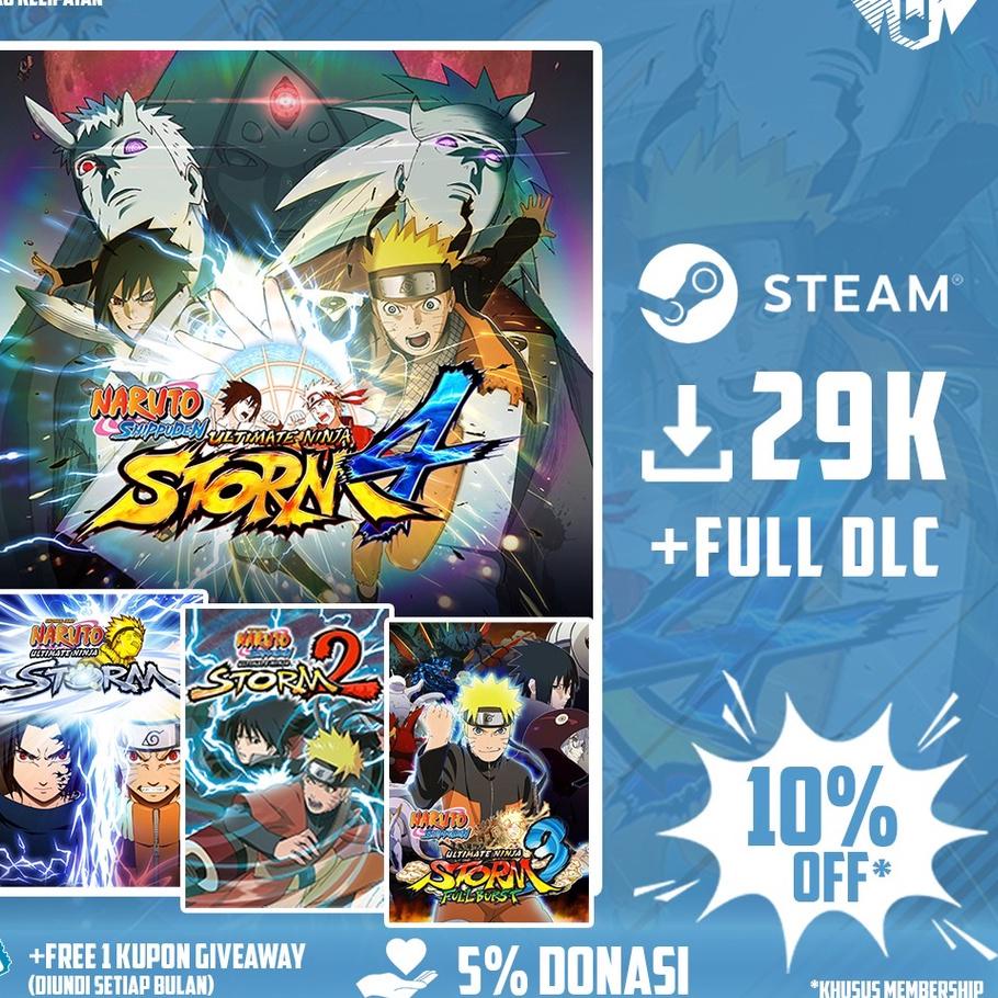 Depan1 Naruto Shippuden Ultimate Ninja Storm Legacy Bundle Original PC