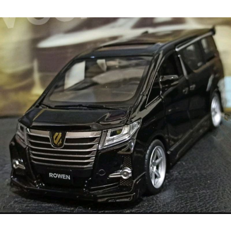 Mainan Diecast Alphard Rowen Japan 1:32