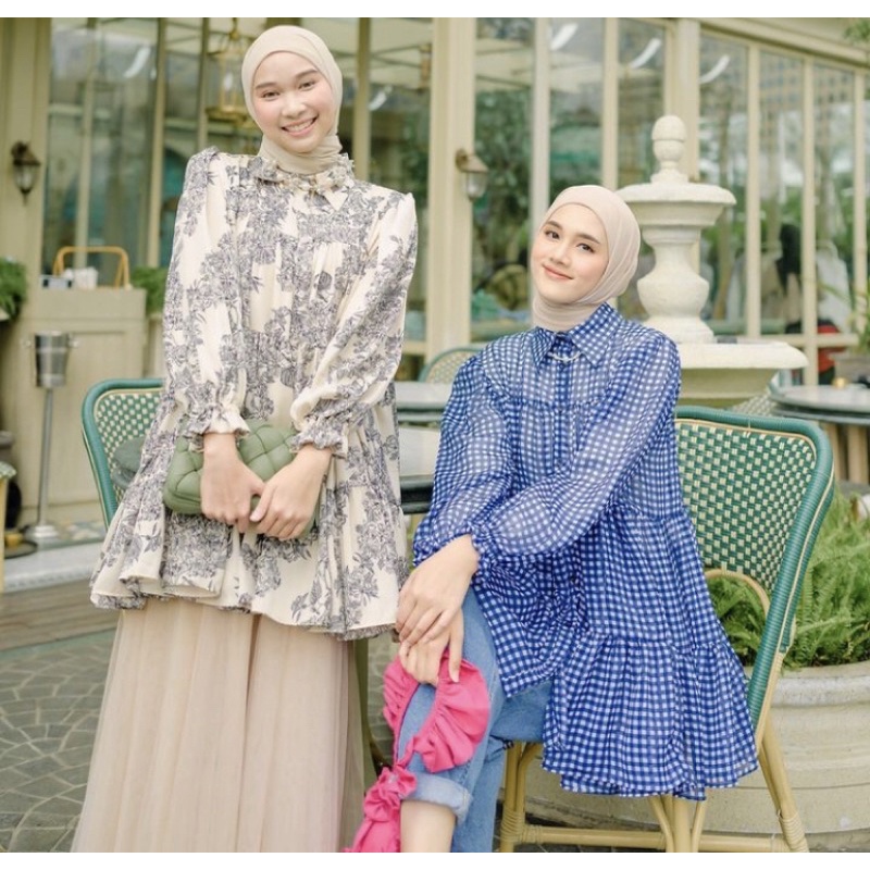 (Siap Kirim) AZKIA BLOUSE By Haidee & Orlin