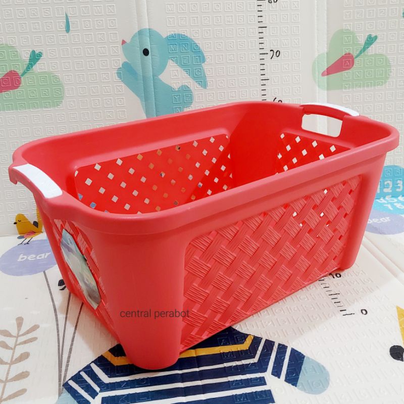 Keranjang baju plastik/keranjang pakain plastik/keranjang baju bayi/keranjang serbaguna