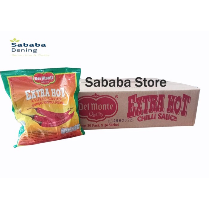 DELMONTE SAUS/SAOS SAMBAL EXTRA HOT SACHET 1 DUS