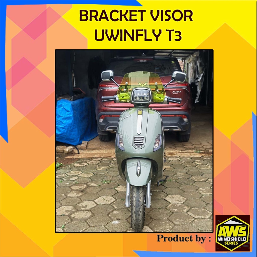 Windshield Visor Uwinfly T3 U Winfly Listrik