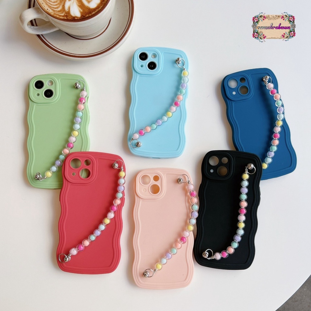 GC02 SOFTCASE GELOMBANG RANTAI MANIK FOR OPPO A74 A95 A76 A36 A96 RENO 4F 5 5F 6 7 8 7Z 8Z SB4726