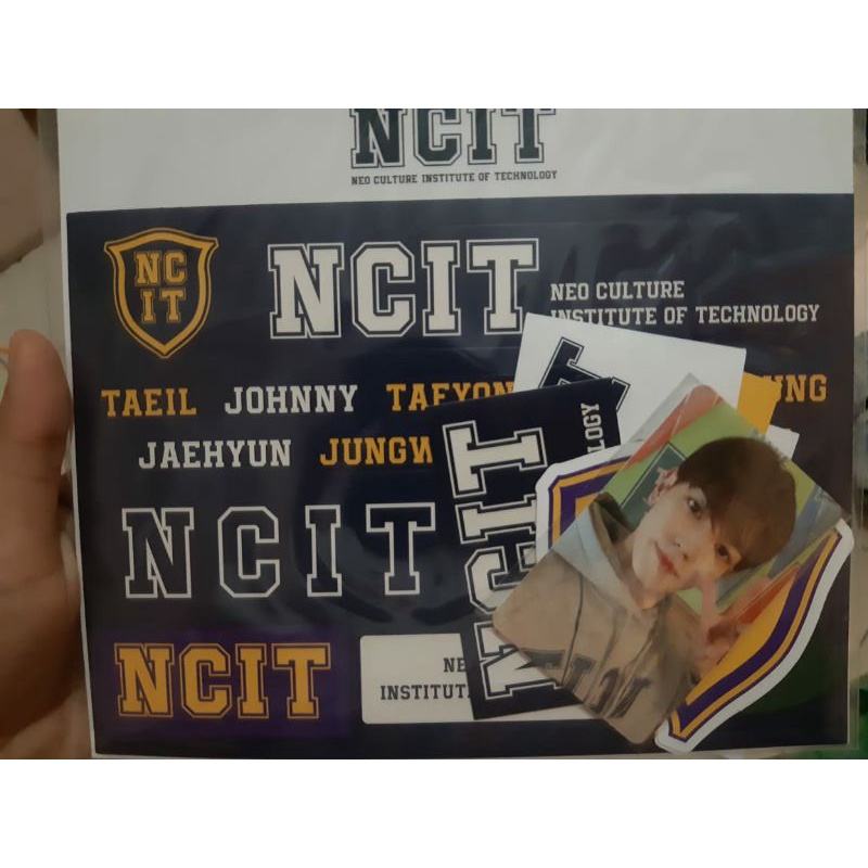 NCT 127 NCIT Removable Laptop Deco Sticker Set - Taeyong