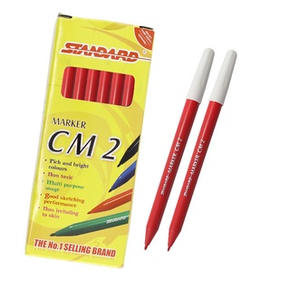 1 Lusin (12 pcs) Spidol Warna CM 2 / CM2 Standard Spidol 1 Warna / Spidol Kecil / Spidol Standard