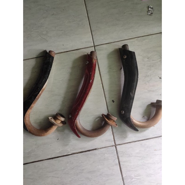 leheran standar ori knalpot klx tracker