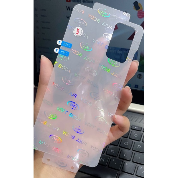 antiores hydrogel back full cover clear samsung s21, note 20, a71, a31, a51, s20 plus, note 20 ultra, oppo reno 4, reno 4f