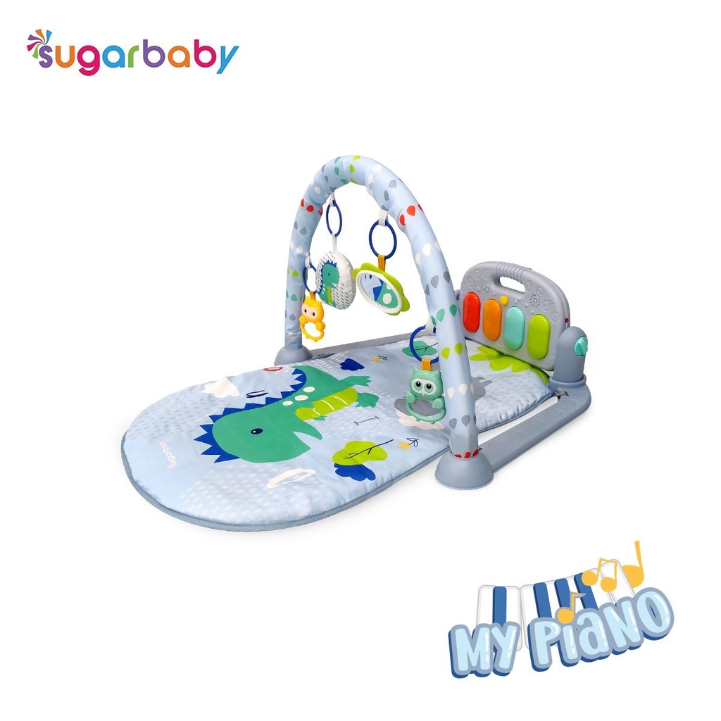 My Piano Playmat Baby Gym musik mainan rattle lampu/Mainan gym bayi/playgym/mainan anak/matras bayi piano PIANO BAYI MAINAN BAYI MUSIK