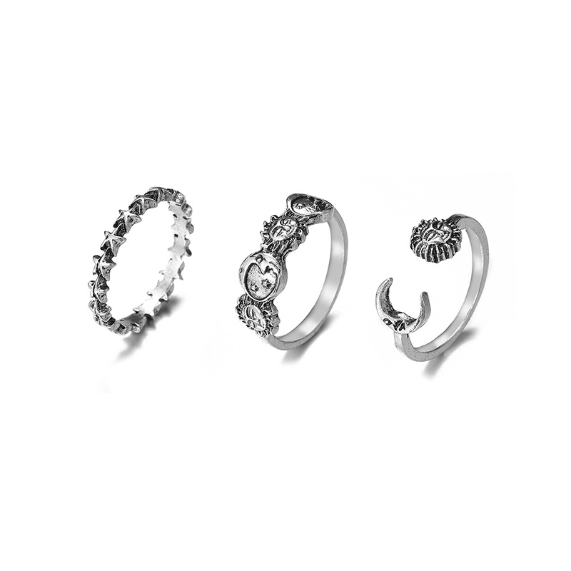 7PCS/COD✨Cincin N1ke gaya Korea Untuk Pria Dan Wanita TN-19（3pcs）