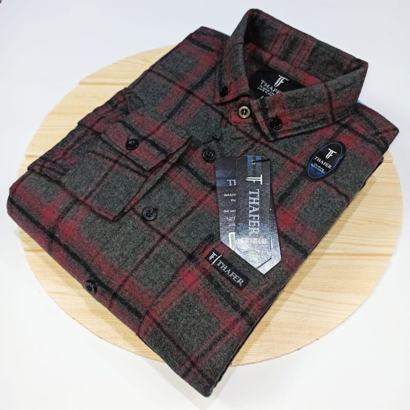 Kemeja Flanel pria - Flanel impor