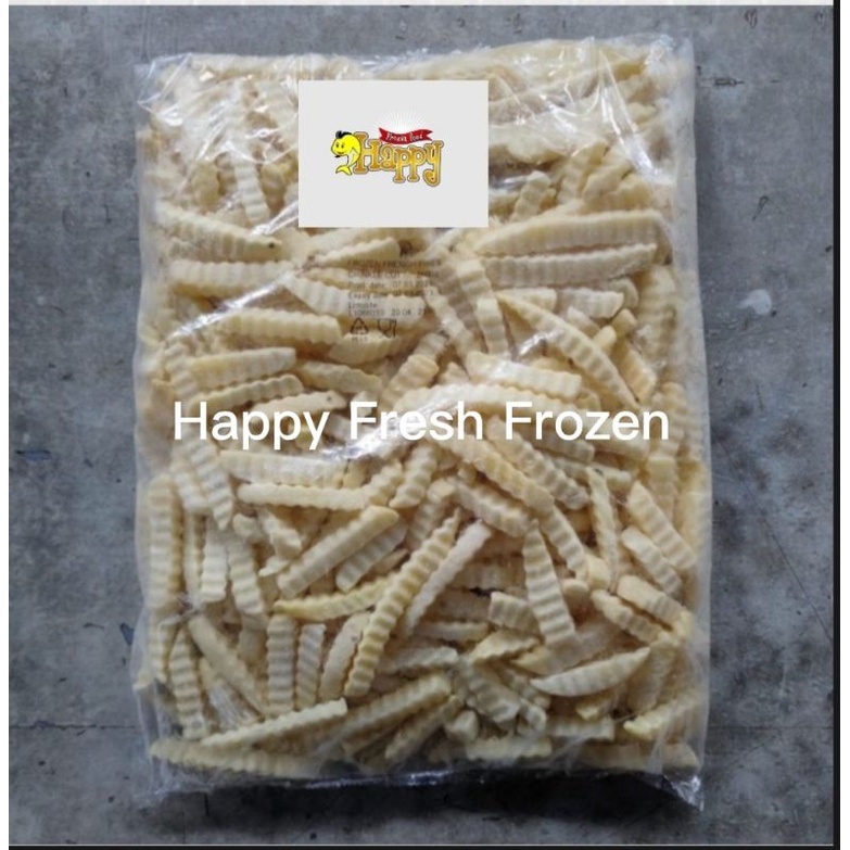 

Kentang Goreng Crinkle Cut Beku Frozen 2,5 kg