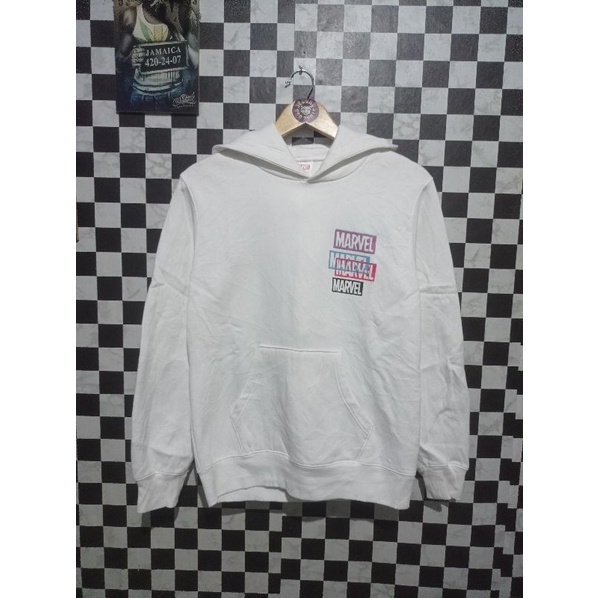 (PROMO) Hoodie Uniqlo x Marvel White - ORIGINAL BRAND