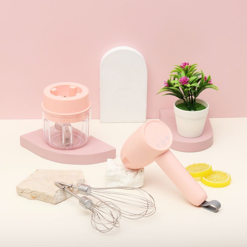 Hand Mixer Blender 3in1 Pengocok Telur Elektronik