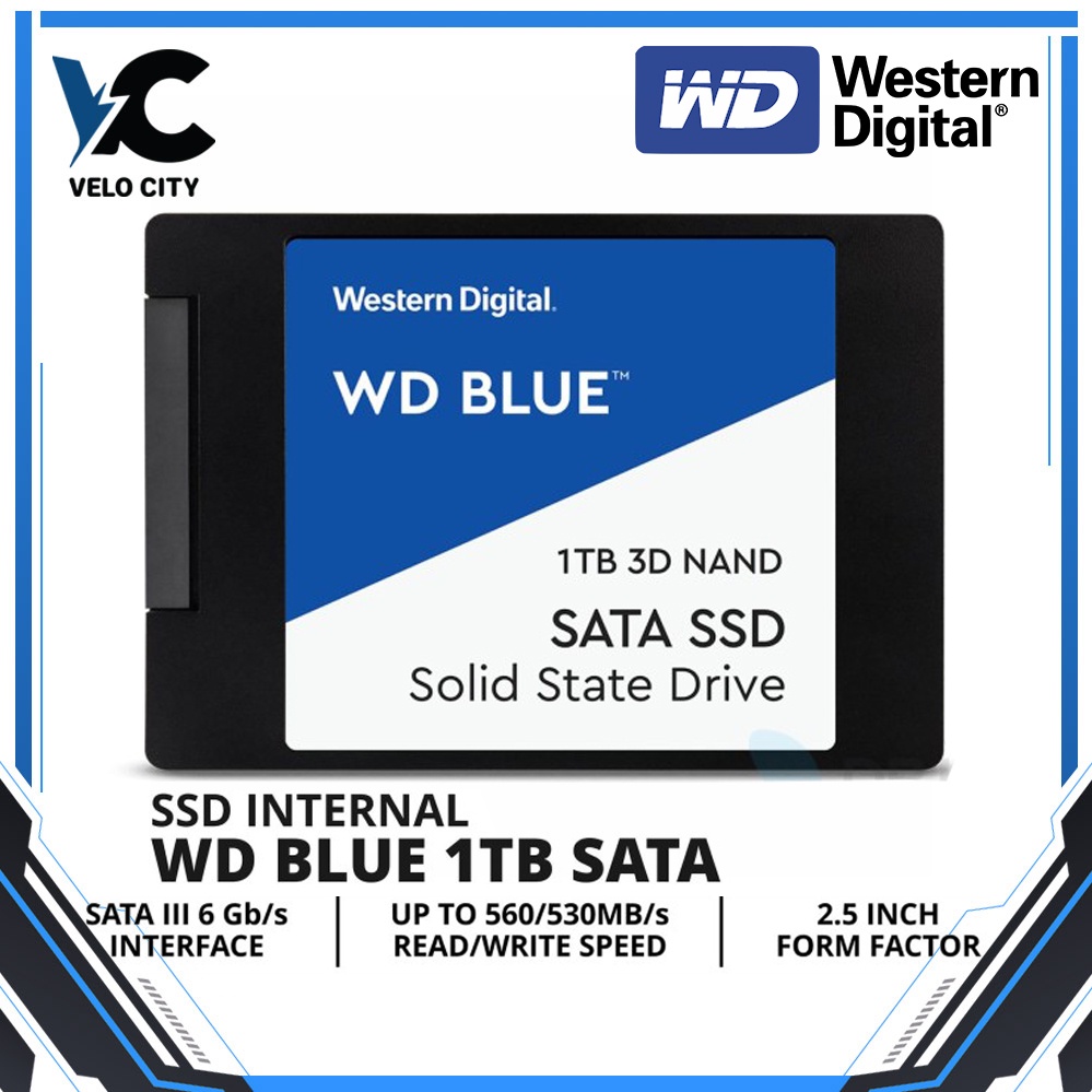 SSD WD Blue 1TB SATA - SSD WD Blue 1 TB