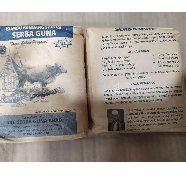 

kodeY4k4J Bumbu Rendang spesial serba guna 250gram isi 4 bungkus 1kg/Bumbu instan