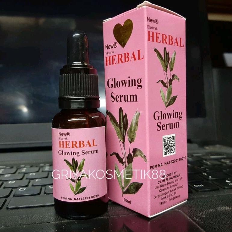 NEW SERUM HERBAL GLOWING BPOM 20 ML