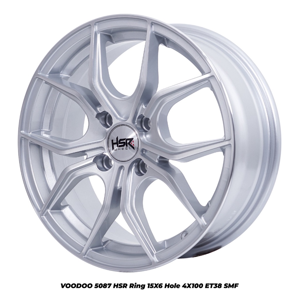 Velg HSR Ring15x6, Lubang 4x100 VOODOO 5087