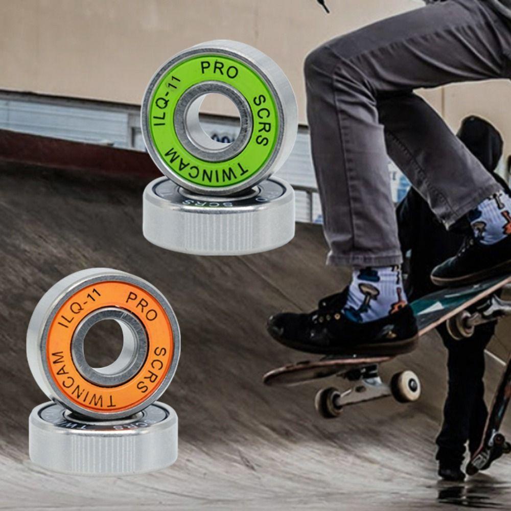 Lanfy Bantalan Skuter Tidak Berisik Pulley Bearing Alat Bantalan Bola Untuk Papan Skate Bantalan Skate Untuk Scooter Skateboard Wheel Bearing