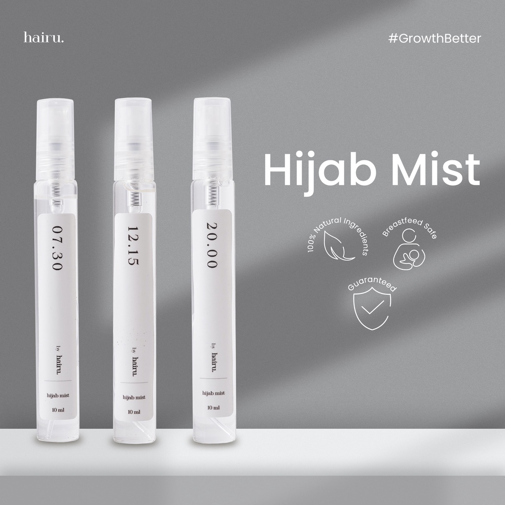 HAIRU HIJAB MIST by dr. Aghni Pewangi Parfum Hijab Pakaian Anti Bakteri