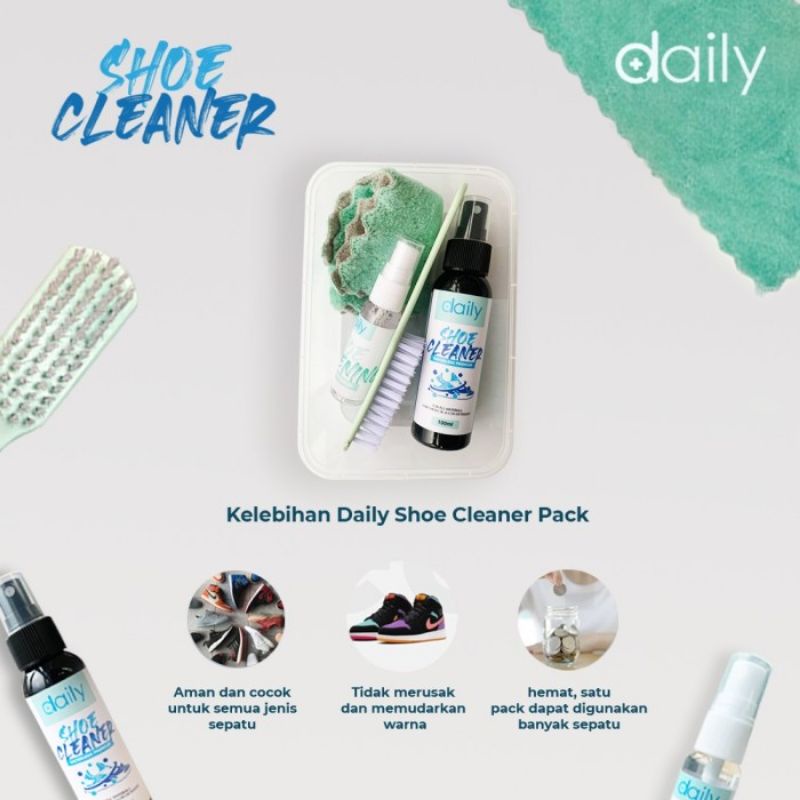 Pembersih Sepatu Pria Dan Wanita Daily Shoe Cleaner Waterless / Pembersih Dan Pemutih Sepatu Ampuh