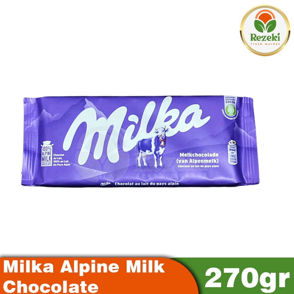 

Milka Alpine Milk Chocolate 270 gr Impor