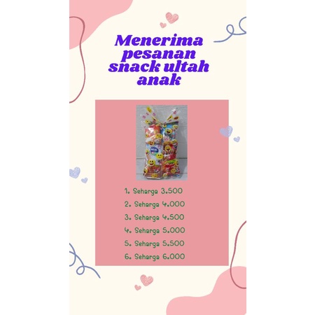 

snack ultah anak 3.500 (min. 20pc)