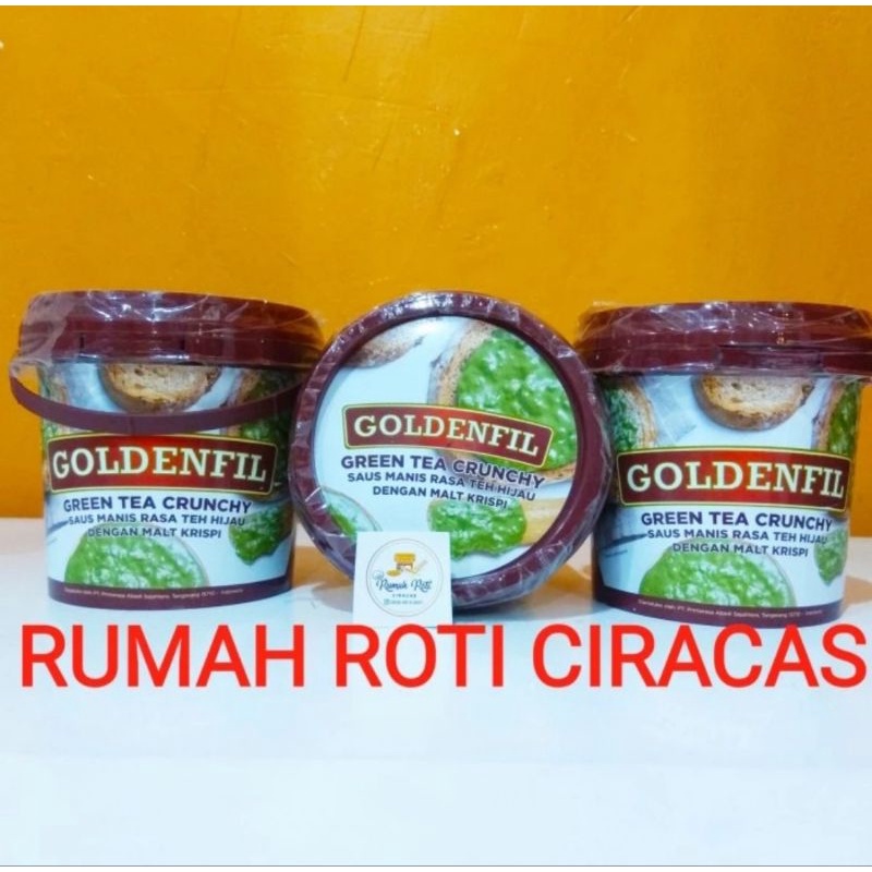 

GOLDENFIL GREEN TEA CRUNCHY 1KG TEH HIJAU CRUNCY 1KG ISIAN OLES ROTI