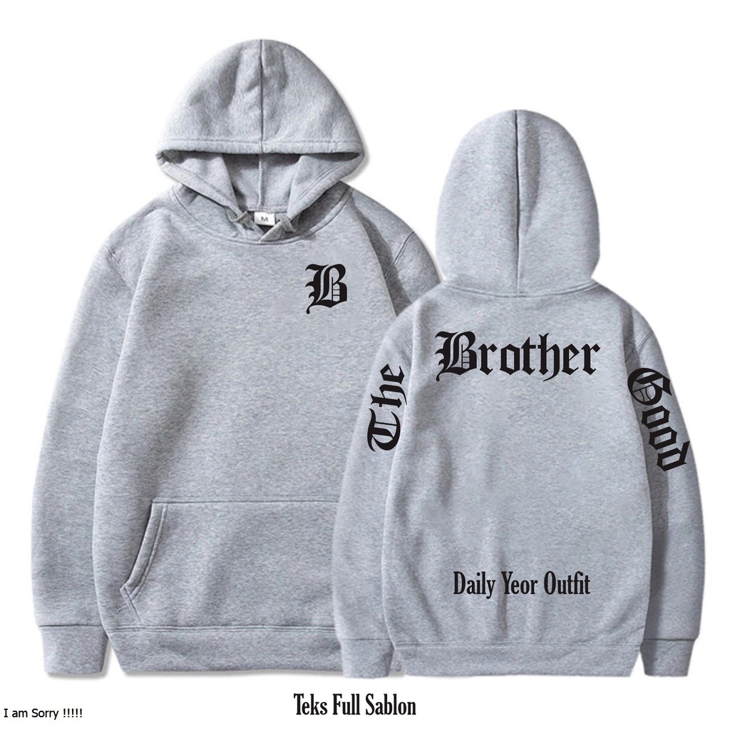 Hoodie Distro Pria The Brothergood Full Sablon full Prin Model Sherpa Sablon Bahan Tebal/Sweater Pria Wanita Distro casual