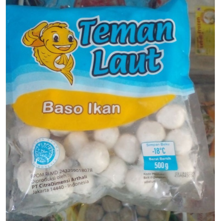 

Bakso ikan Teman Laut 500 g