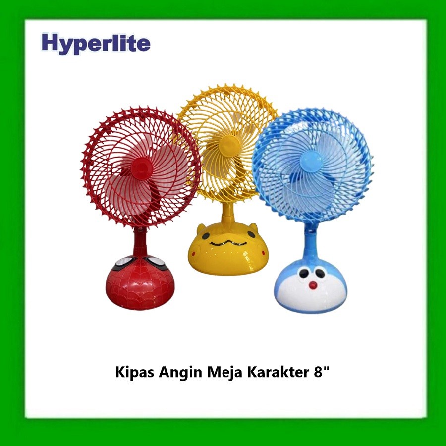 Kipas angin meja karakter Hyperlite cartoon 8 inch