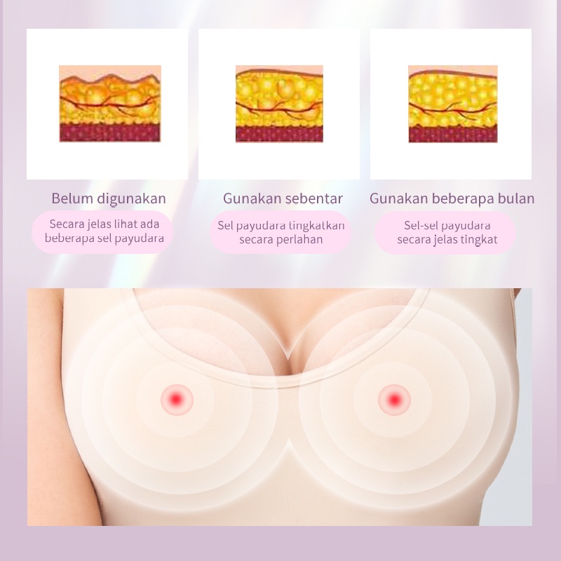 ORIGINAL Breast Care Serum Obat Pengencang Payudara Cream Set BPOM 100gr Bust Serum &amp; Cream pembesar payudara super cepat permanen Female Breast Enlarger