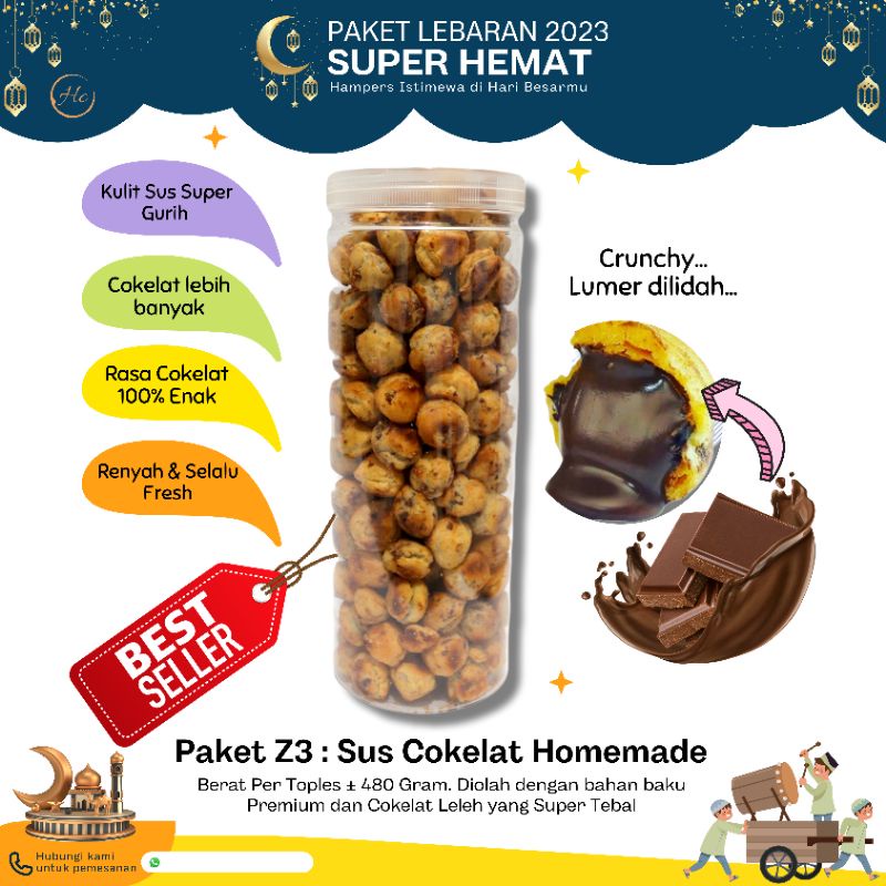 

Soes Coklat 480 Gram / Cemilan