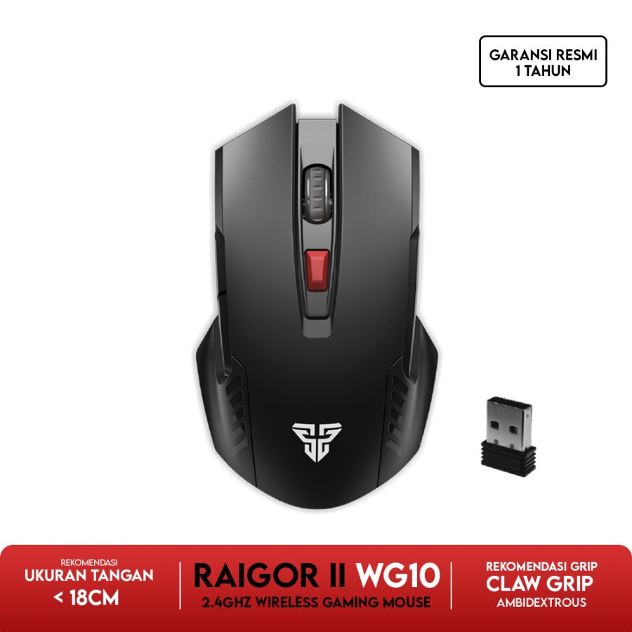 Mouse Fantech RAIGOR II WG10 Mouse Wireless Gaming - Mystic Black