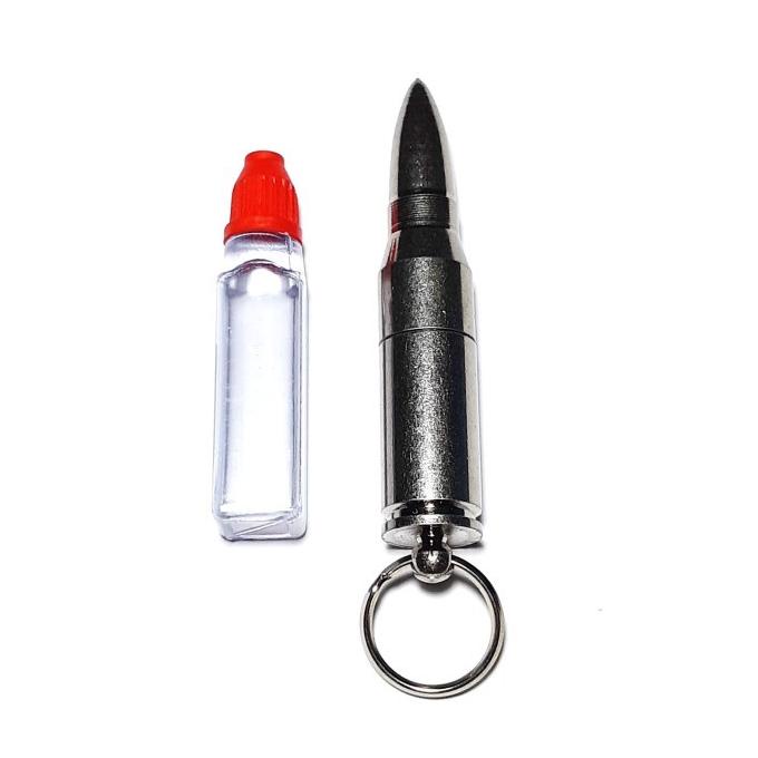 Mancis Gas Model Peluru Unik Plus Minyak