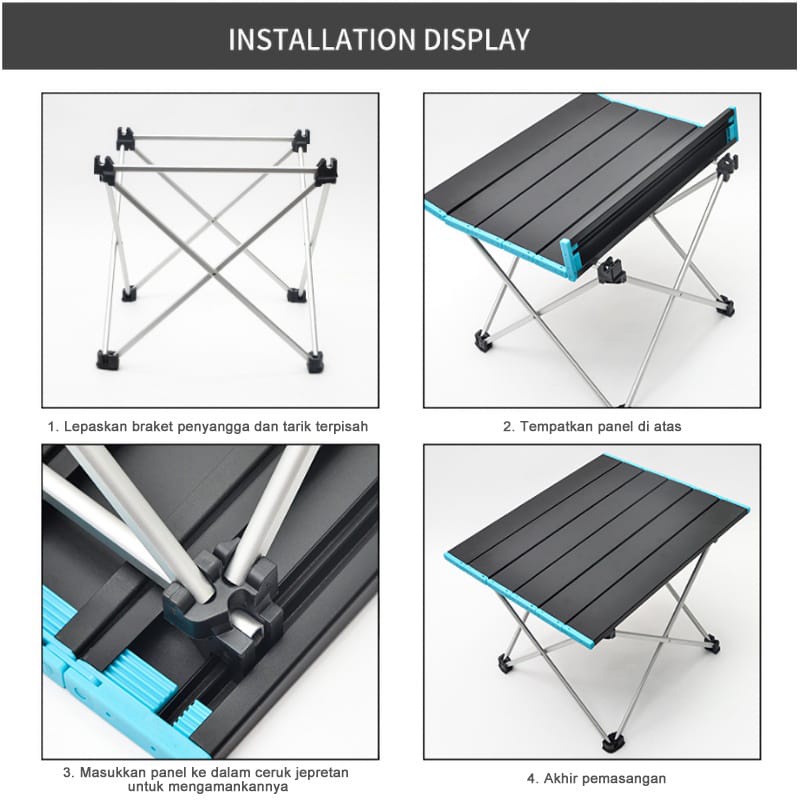 Meja Lipat Dhaulagiri 503 - Folding table Dhaulagiri 503 - Meja lipat camping - Meja camping outdoor