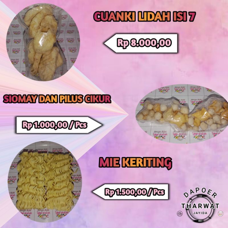 

TAMBAHAN TOPPING SEBLAK & BASO ACI