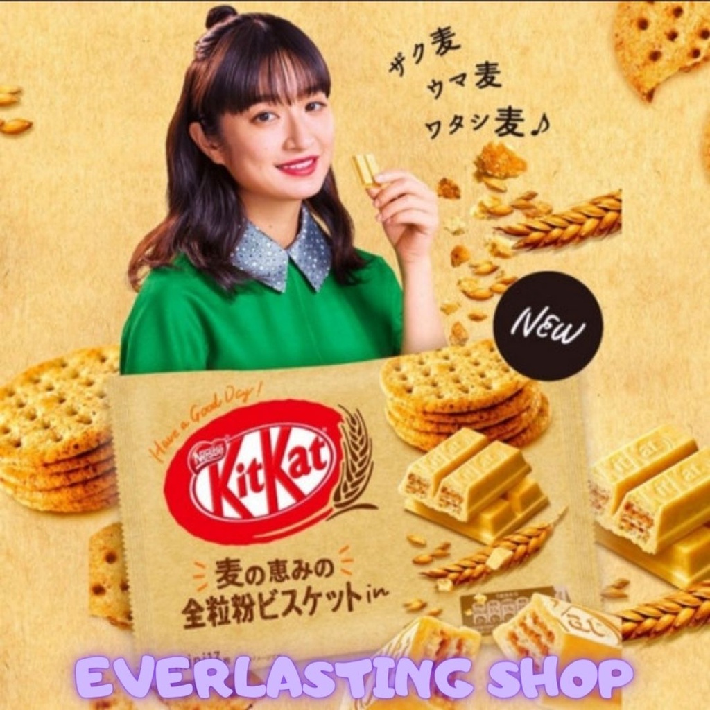 

Nestle KitKat Whole Grain Biscuit Bag Choco Chocolate Kit Kat Gandum Utuh Cokelat Sehat Import Original Coklat Nutty Caramel Crunchy Lotus Biscoff