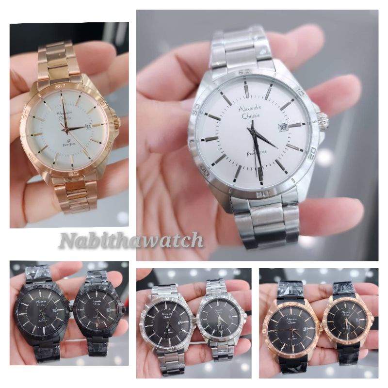 Jam Tangan Couple Alexandre Christie AC1011 New 1011 Original Garansi Resmi