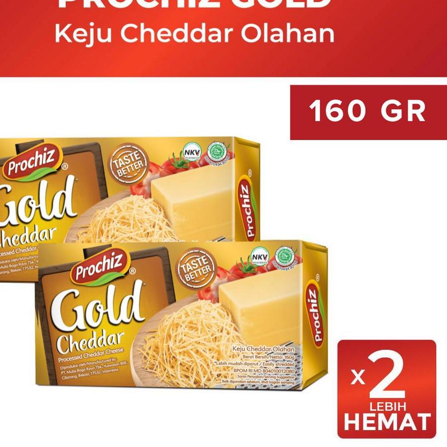 

Promo[HJ]-Keju PROCHIZ Gold 160 gr x 2