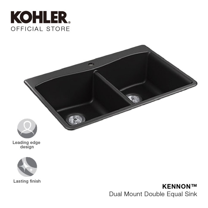 Saringan Kohler Kitchen Sink Kennon K-8185-1-Cm1 / Kohler Bak Cuci Piring