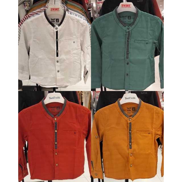TWIST KIDS Kemeja koko anak size 4-14