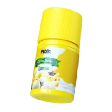 NEW &amp; AUTHEN LIQUID CREAM RAISIN BANANA KUNING 60ML FREEBASE