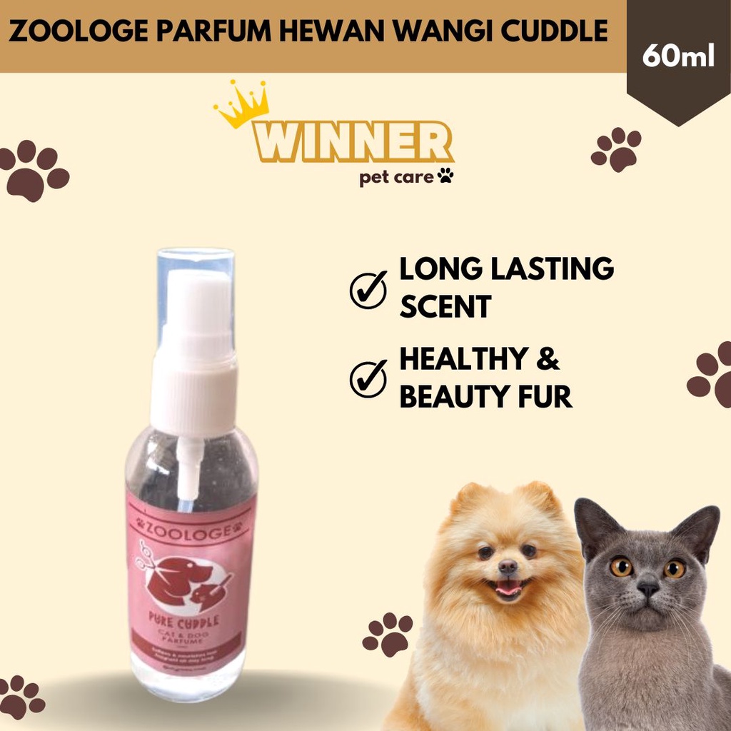 Zoologe Parfum Hewan Wangi Cuddle 60ml