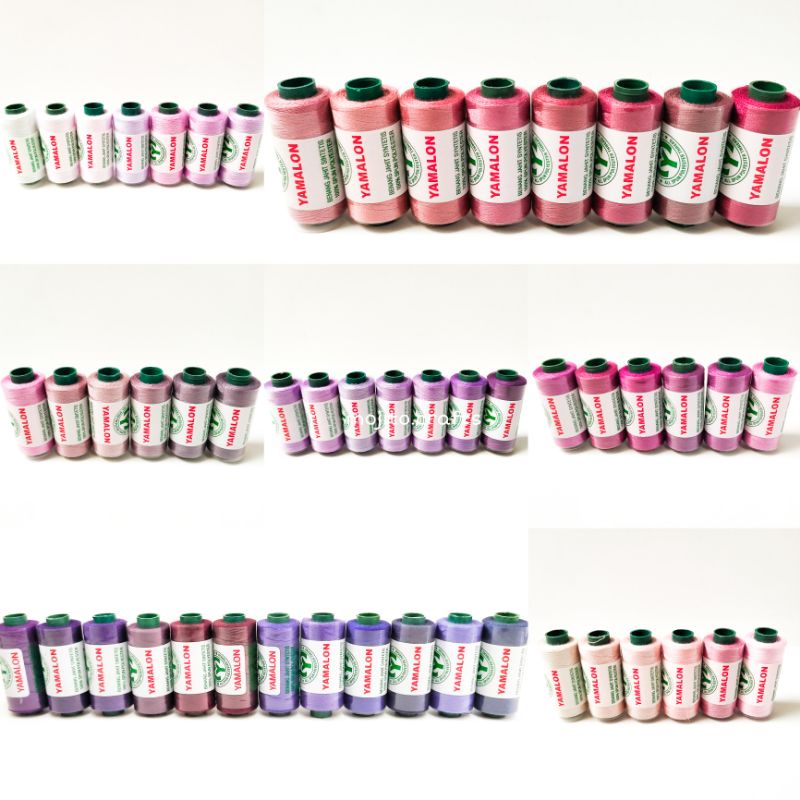 1 Buah Benang Jahit Yamalon Variasi Ungu / Benang Ungu / Benang Jahit Ungu / Benang Warna Ungu