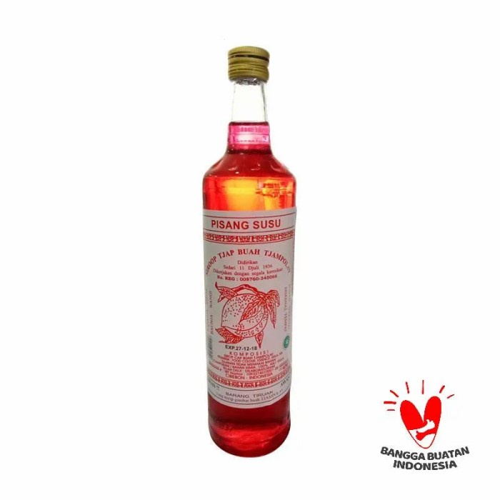 

CHAMPOLAI SYRUP PISANG SUSU 630ML/BOTOL