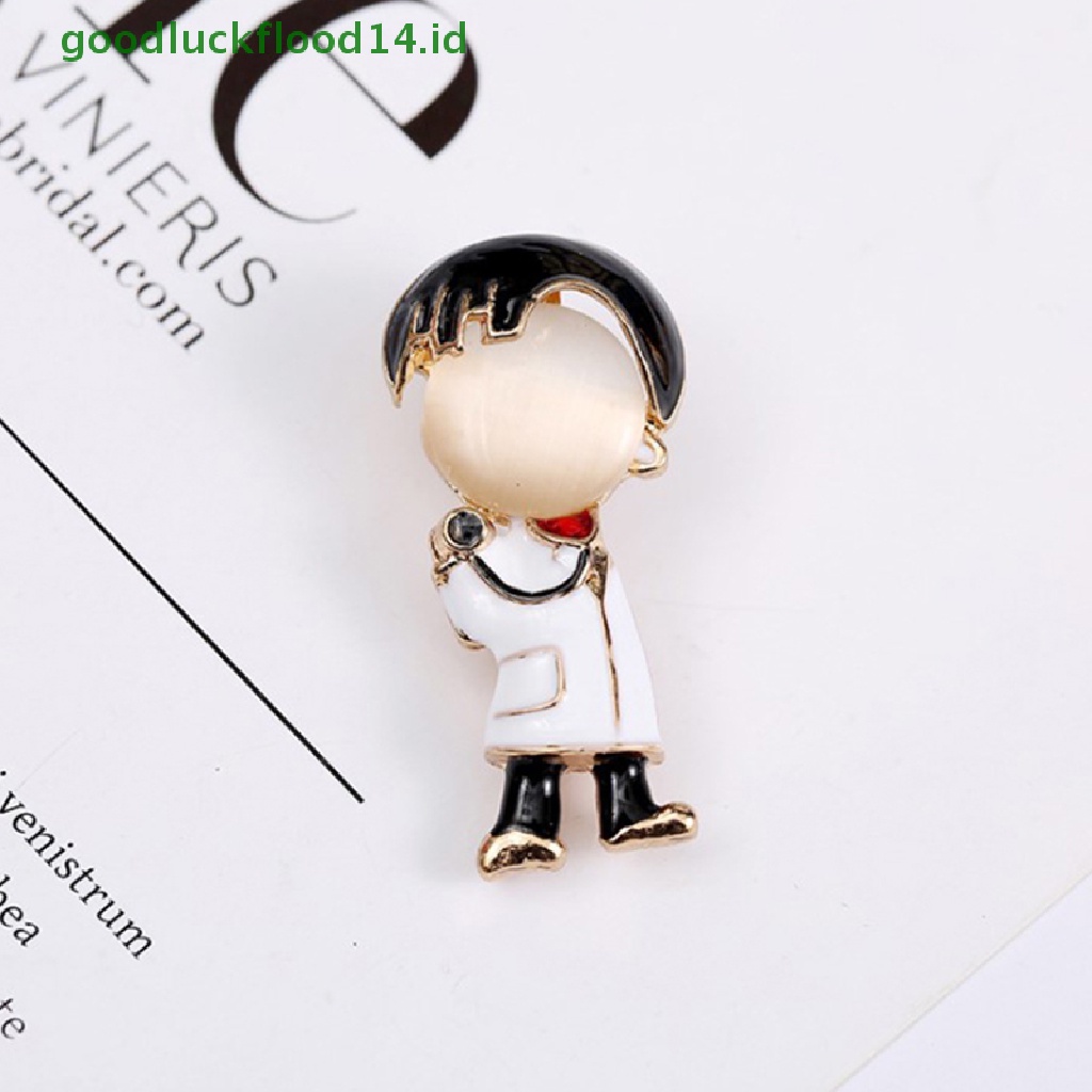 [GOOGFOUR] Paing Gadis Bros Untuk Wanita Opal Lucu Brooch Pin Fashion Anak [TOP]