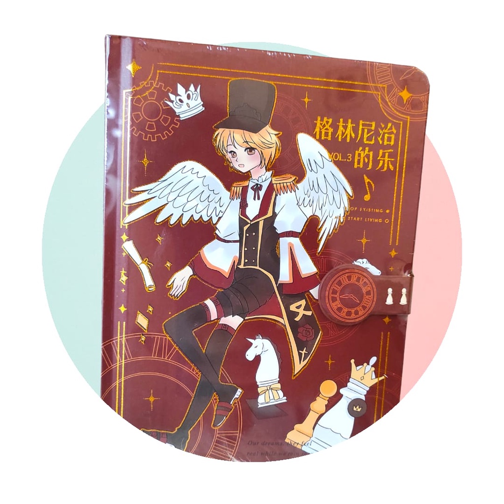 DIARY MAGNET HARDCOVER HANDBOOK NOTEBOOK BINDER NOTEBOOK LUCU CARTOON DIARY MINIBOOK MEMO KECIL BUKU MEMO LUCU MEMO JOURNALING BOOK SCRAPBOOK MOTIF KARTUN ALA KOREA BUKU CATATAN ANIME KARTUN @banyak