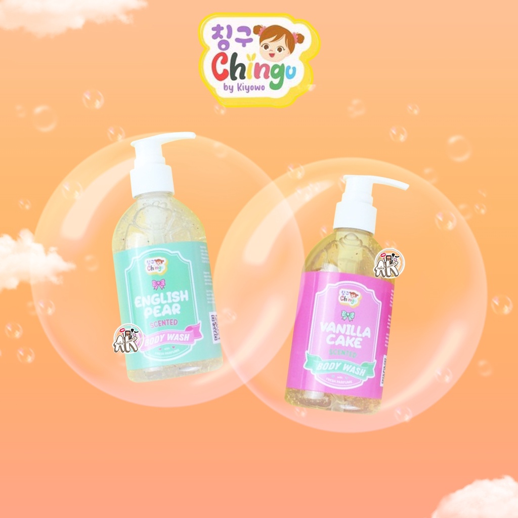 CHINGU BODY WASH 250ML SERIES ( ENGLISH PEAR / VANILLA CAKE / ROUGE 540 )